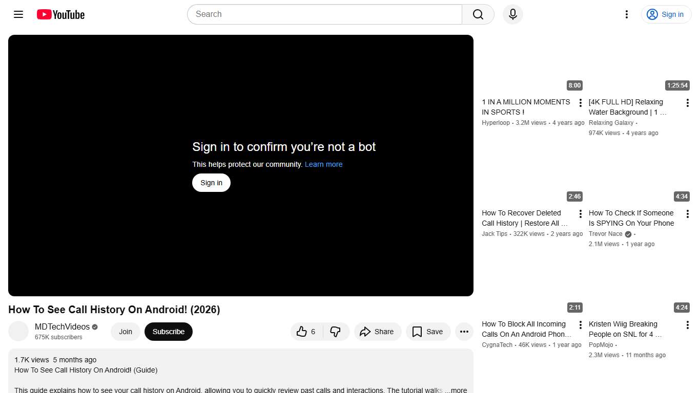 How To See Call History On Android! (2026) - YouTube